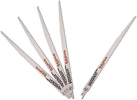 Bahco Tiesinio pjūklo geležtės Sandflex Bi-Metal 300mm*1,6mm DSL 5/8TPI, medžiui ir metalui su vinimis 5vnt