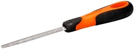 Dildė metalui Bahco ERGO™, pusapvalė 8" 200mm, stambi