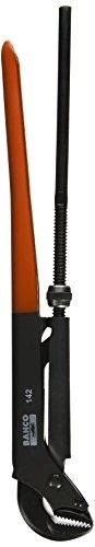 Bahco Universalus raktas vamzdžiams. Bendras ilgis 4256mm. Maksimalus 65 mm. 1 1/2" vamzdžiui. Oksiduotas, anktikorozinis padengimas,grūdintos siaurintos žiotys, neslystantys dantys. Aukščiausia klasė