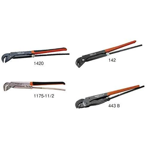 Vamzdinis raktas Bahco ERGO™ L formos 320x45mm 1 1/2"