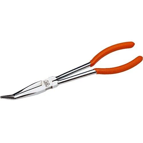 Ilgosios replės, prailgintos, lenktos chromuotos 35° 270mm Bahco