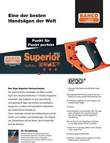 Pjūklas medžiui Superior 22" 550mm NXT9/10 Bahco