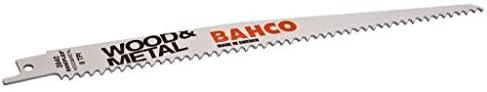 Bahco Tiesinio pjūklo geležtės Sandflex Bi-Metal 150mm*1,3mm ST 5/8TPI, Medienai ir metalui 5vnt