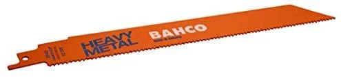 Bahco Tiesinio pjūklo geležtės Sandflex Bi-Metal 228mm*1,07mm HST 10TPI, sunkiajam metalui 5vnt