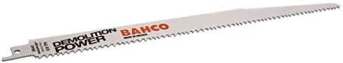 Bahco Tiesinio pjūklo geležtės Sandflex Bi-Metal 228mm*1,6mm DSL 5/8TPI, medžiui ir metalui su vinimis 5vnt