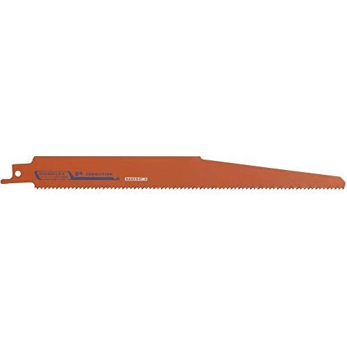 Bahco Tiesinio pjūklo geležtės Sandflex Bi-Metal 300mm*1,6mm DSL 5/8TPI, medžiui ir metalui su vinimis 5vnt