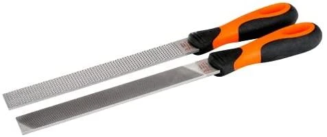 Bahco Ergo dildžių metalui ir medžiui, kombinuotas rinkinys 2 vnt. 8" 200mm, stambi ir vidutinio stambumo