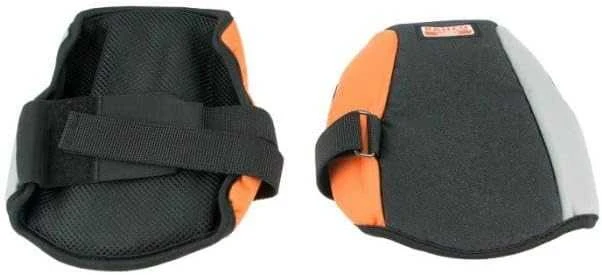 Aukštos kokybės antkeliai 1250 x 90 x 30 mm., tvirta sintetinė oda ir guma, 350g. Bahco
