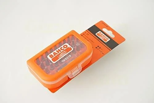 Antgalių rinkinys 1/4"x25mm 31vnt (PH,PH2G,PZ,TORX,HEX,SL) su aut.magn.laikikliu, Bahco