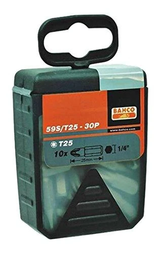 Bahco Antgaliai TORX T20 1/4 25mm 30vnt. dėžutė