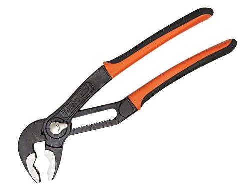 Reguliuojamos santechninės replės 200mm, max 50mm, greitas fiksavimas Bahco