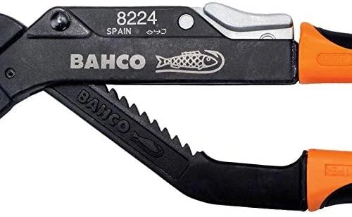 Bahco Reguliuojamos santechninės replės Ergo 250mm, max 45mm, greitas fiksavimas