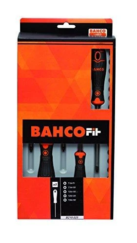 Atsuktuvų rinkinys 5 vnt BahcoFit Torx T10-T30