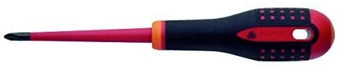 Bahco Izoliuotas atsuktuvas ERGO™ SLIM Phillips PH1x80mm 1000V VDE