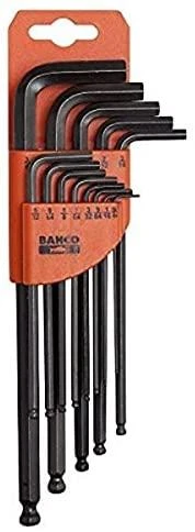 Bahco Šešiabriaunių L-raktų rinkinys (colinių) 0,050-5/16" 12 vnt
