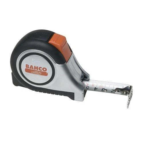 Ruletė Bahco Inox MTS 5m x 25mm su aut. stabdžiu, gumuota, magnetas