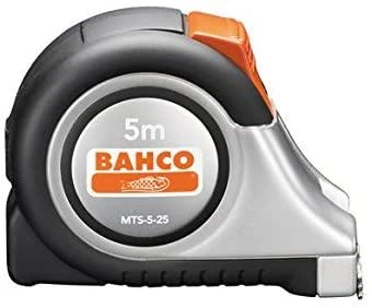 Ruletė Bahco Inox MTS 5m x 25mm su aut. stabdžiu, gumuota, magnetas