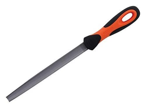 Dildė metalui Bahco ERGO™, pusapvalė 8" 200mm, vidutinio stambumo