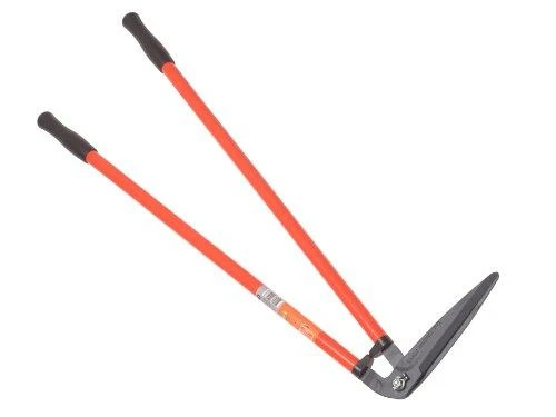 Bahco žolės žirklės su 200 mm ašmenimis ir 900 mm ilgio plastikinėmis rankenomis