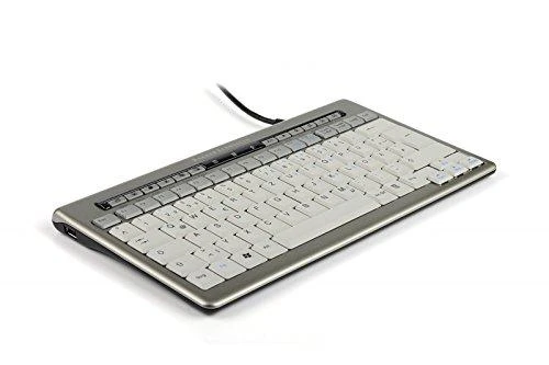 Bakker Elkhuizen Carruzzo BakkerElkhuizen S-board 840 klaviatūra Biuras USB QWERTY Anglų (JK) Šviesiai Žalia, Balta