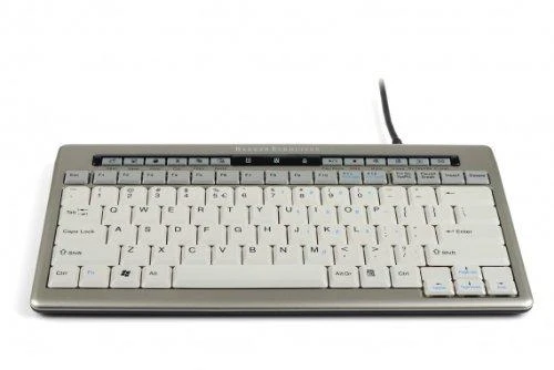 Bakker Elkhuizen Carruzzo BakkerElkhuizen S-board 840 klaviatūra Biuras USB QWERTY Anglų (JK) Šviesiai Žalia, Balta