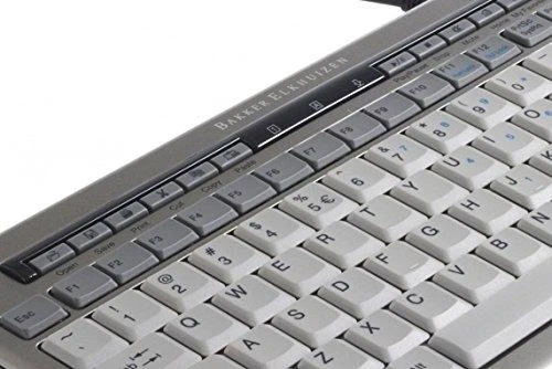 Bakker Elkhuizen Carruzzo BakkerElkhuizen S-board 840 klaviatūra Biuras USB QWERTY Anglų (JK) Šviesiai Žalia, Balta