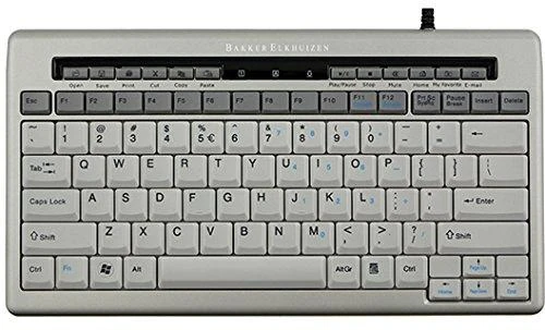 Bakker Elkhuizen Carruzzo BakkerElkhuizen S-board 840 klaviatūra Biuras USB QWERTY Anglų (JAV) Šviesiai Žalia, Balta