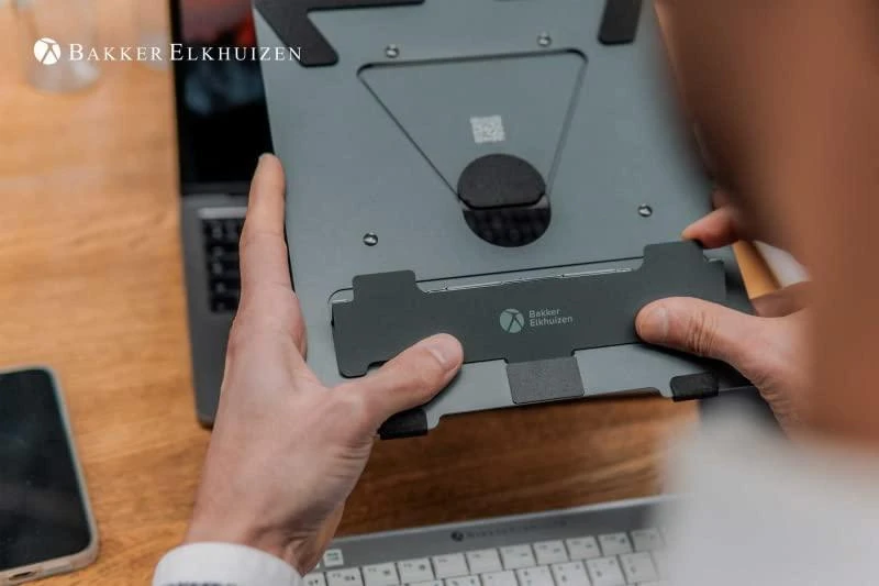 Bakker Elkhuizen BakkerElkhuizen Ergo-Q 160 nešiojamojo kompiuterio stovas tamsiai pilkas