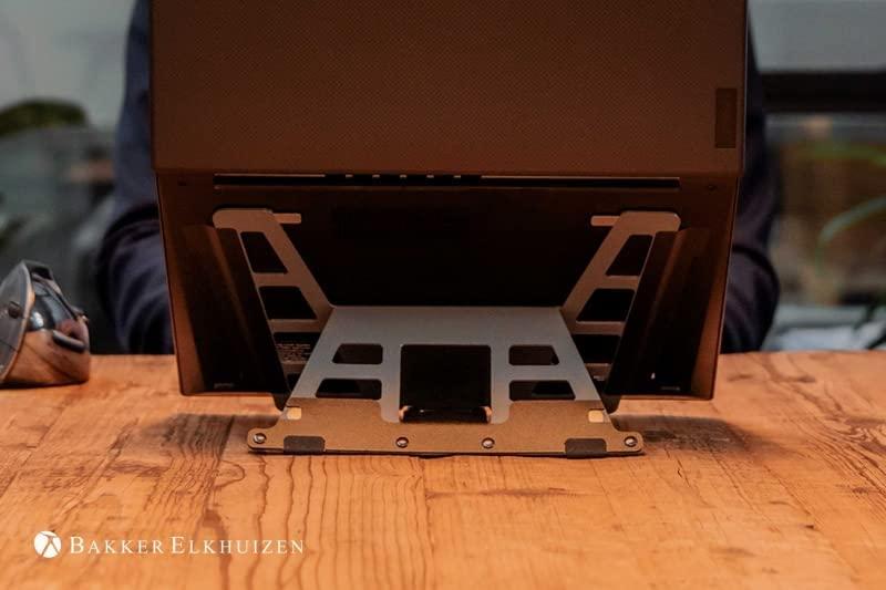 Klaviatūra Bakker Elkhuizen BakkerElkhuizen UltraStand universalus nešiojamojo kompiuterio stovas tamsiai pilkas