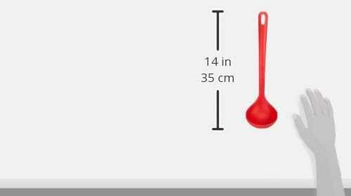 Zwilling BALLARINI ROSSO sriubos kaušas 31 cm