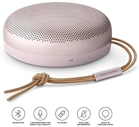 Bang & Olufsen Beosound A1 2nd Gen Nešiojama belaidė Bluetooth kolonėlė su balso asistentu, Rožinė