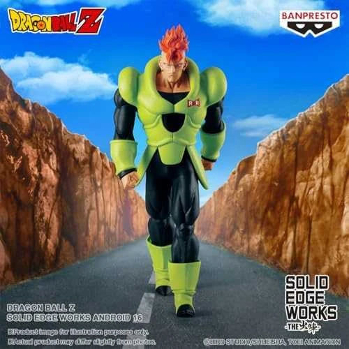 Banpresto Dragon Ball Z Android 16 Solid Edge Work figure 20cm