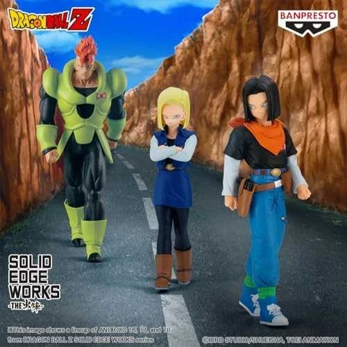 Banpresto Dragon Ball Z Android 17 Solid Edge Work figure 17cm