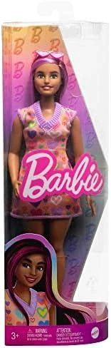 Barbie Mattel Barbė fashionistas lėlė širdelės suknele