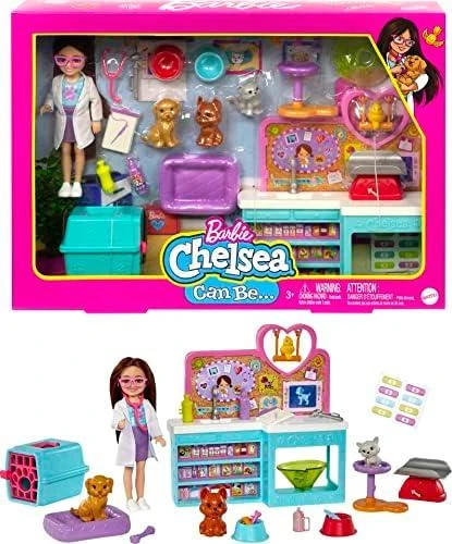 Barbie Chelsea Can Be Pet Vet Set HGT12 Mattel