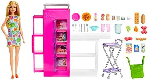 Rinkinys lėlė Barbie Ultimate Pantry Playset with Doll HJV38 Mattel