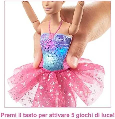 Lėlė Barbie Dreamtopia balerina su švieselėmis