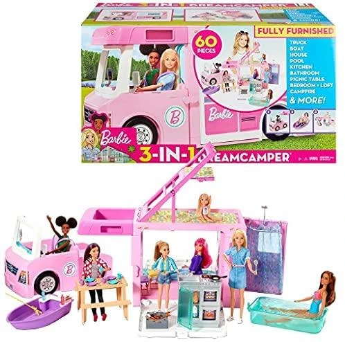 Mattel Barbės kemperis 3 in 1