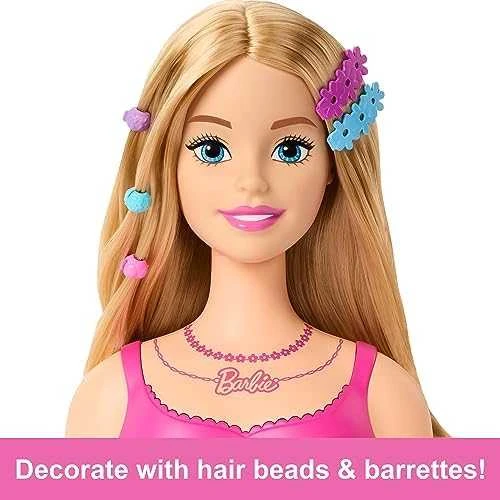 BARBIE stilizavimo galva – šviesūs plaukai (HMD88)