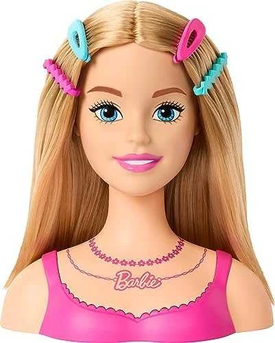 BARBIE stilizavimo galva – šviesūs plaukai (HMD88)