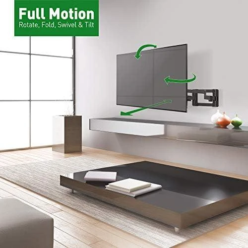 Laikiklis BARKAN BM464L 13"-90" lygiam/lenktam TV, 4 lankstu, sieninis, prailgintas
