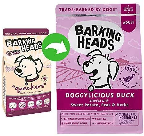 Barking Heads Doggylicious begrūdis su antiena 2kg