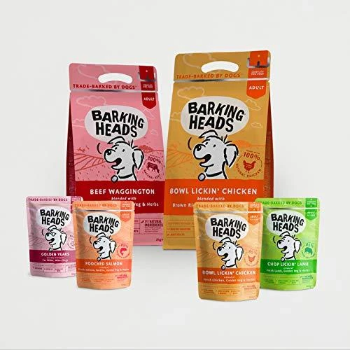 Barking Heads Golden Years senjorams (Vištiena/upėtakis/lašiša) 12kg