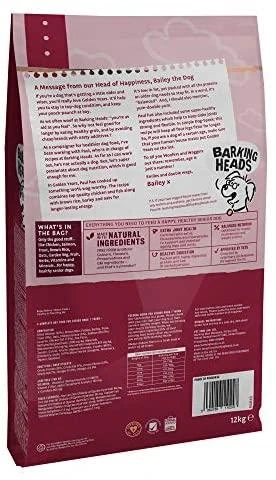 Barking Heads Golden Years senjorams (Vištiena/upėtakis/lašiša) 12kg