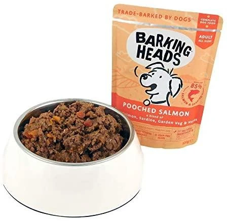 Barking Heads Pooched lašiša konservai šunims su lašiša 300g