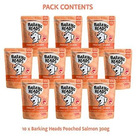 Barking Heads Pooched lašiša konservai šunims su lašiša 300g