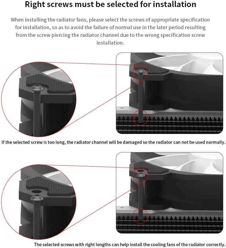 Barrow Dabel-28b Radiator 360mm – juodos spalvos