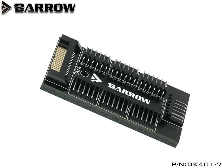 Barrow ventiliatorius ir RGB šakotuvas
