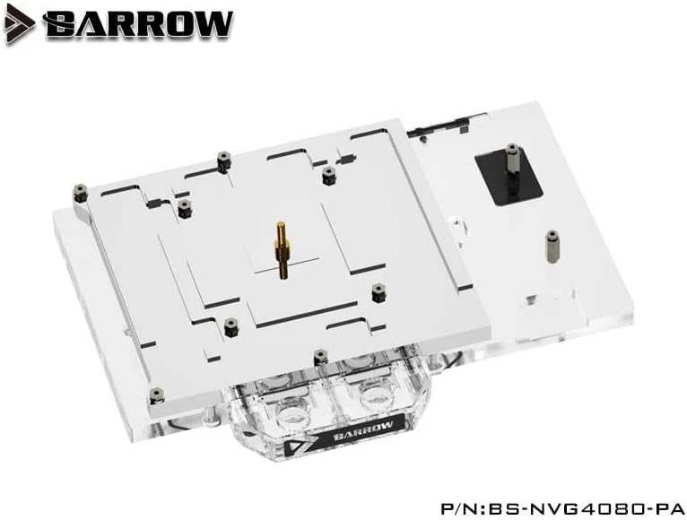 Barrow LRC 2.0 RTX 4080 Founders Edition Aurora, RGB, juodas – akrilinis