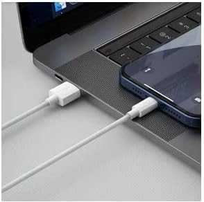 Baseus laidų rinkinys (USB - „Lightning“ 2 vnt.). greitas įkrovimas 1,5 m (Baltas)